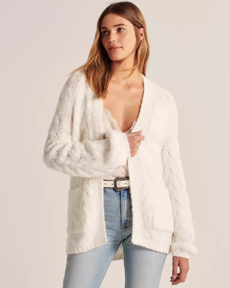 Open-Front Cardigan | Abercrombie & Fitch US & UK
