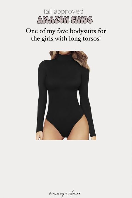 Tall approved bodysuit from Amazon and I wear a medium! They fit tts 