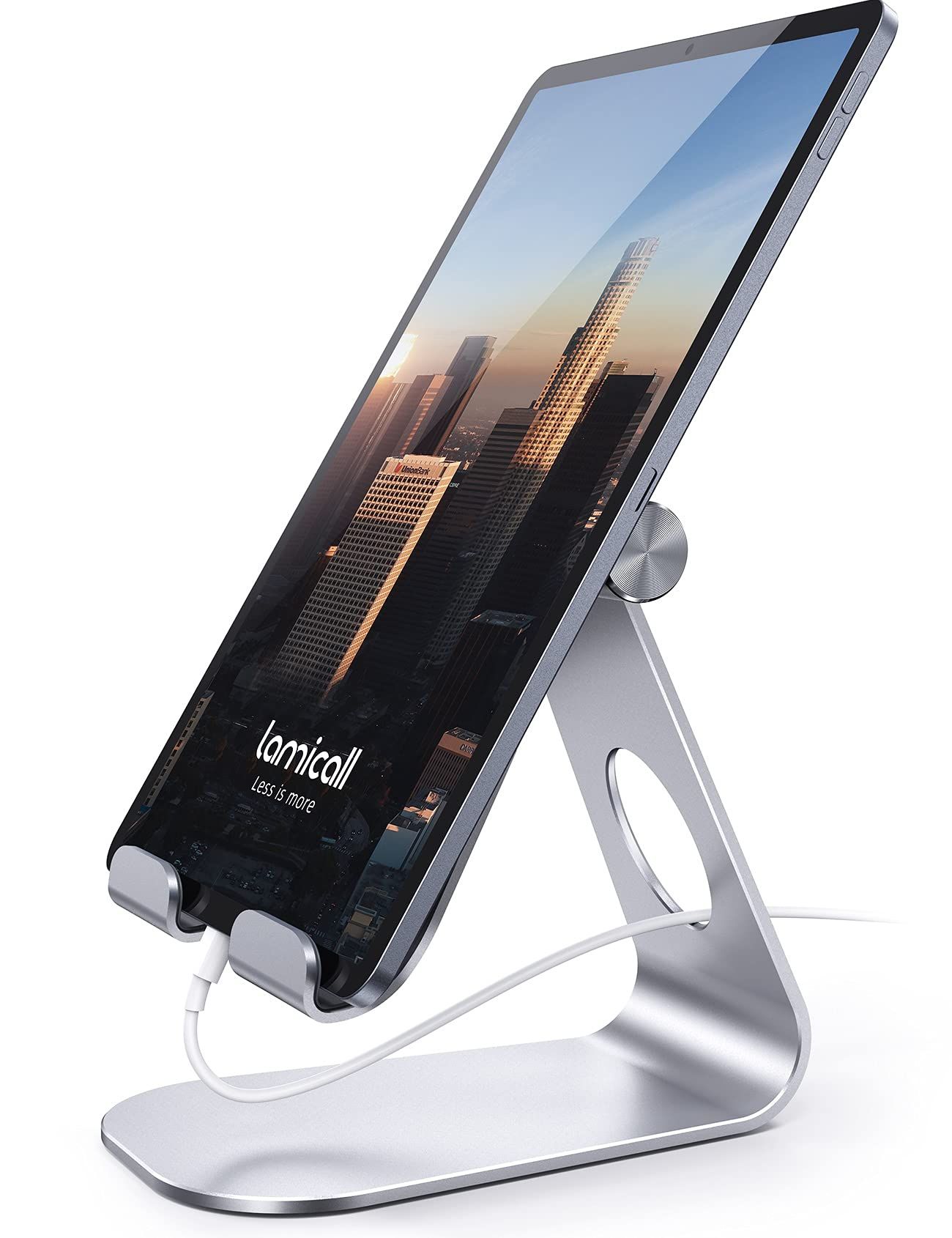 Lamicall Tablet Stand, Adjustable Tablet Holder - Desktop Stand Dock Holder Compatible with 4-13"... | Amazon (US)