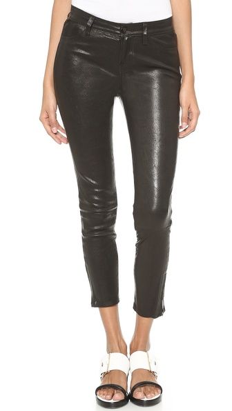 J Brand L8035 Leather Pants - Noir | Shopbop