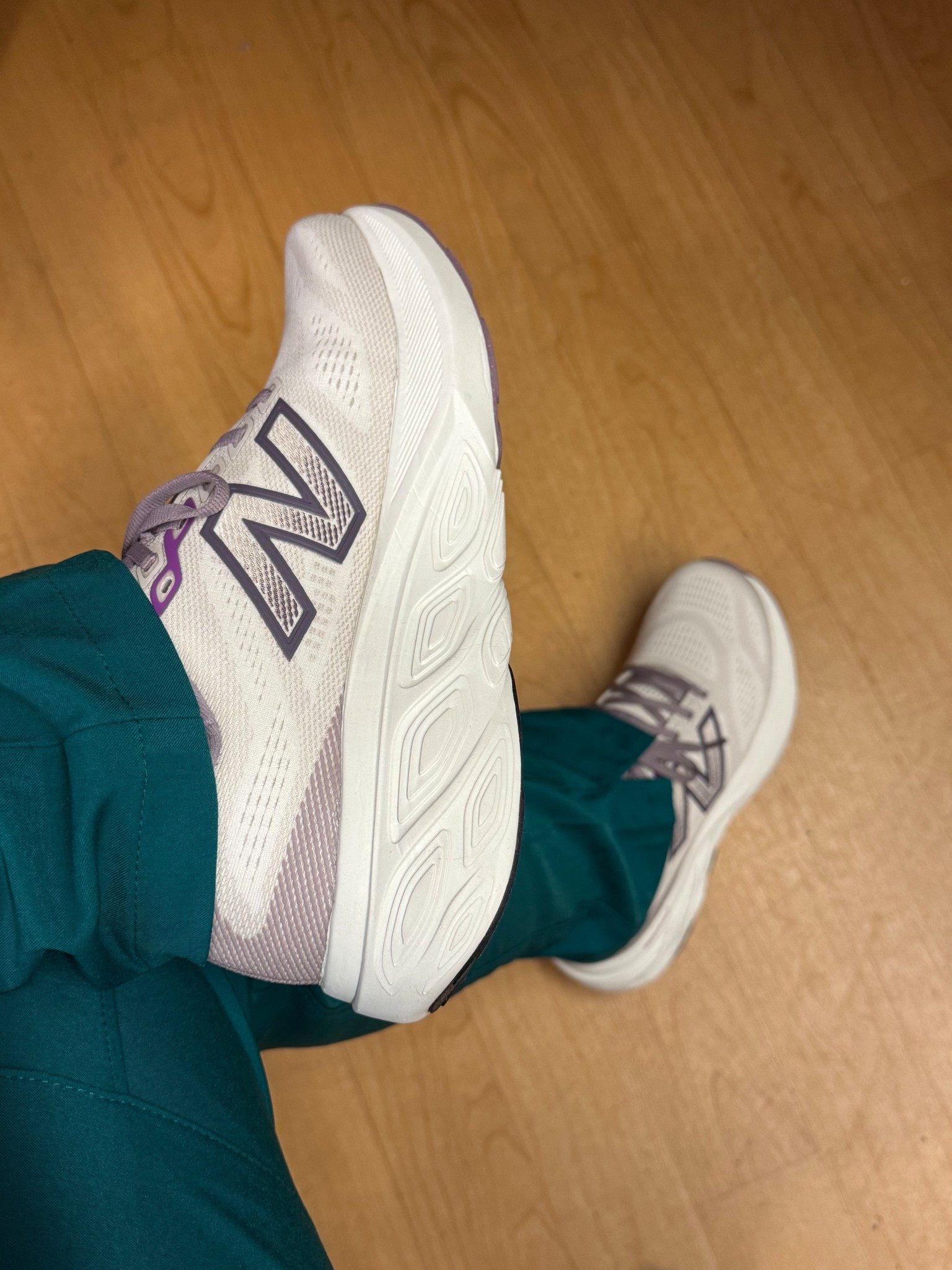 Switched to New Balance today instead of my tried and true Hokas for work- 10/10 decision! 🌟

Working 12+ hours on your feet, it’s important to have something that leaves your feet feeling good. Love these!

Wearing a size 8, got fitted at Fleet Feet  

#LTKWorkwear #LTKShoeCrush #LTKActive