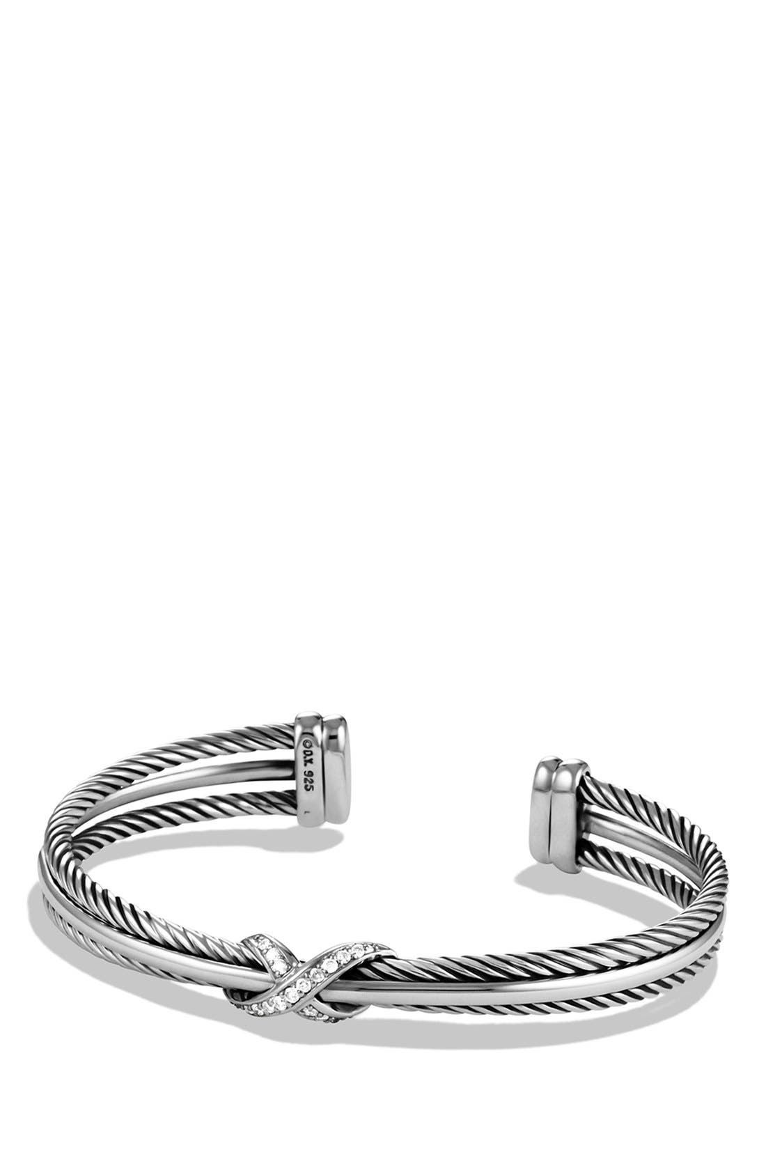 'X' Crossover Cuff with Diamonds | Nordstrom