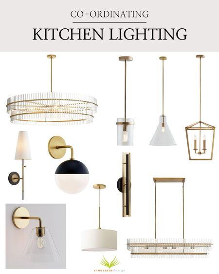 Create the perfect coordinating kitchen lighting scheme with this fun collection of light fixtures! From chandeliers above the dining table, to pendants above the kitchen sink - this selection is ideal for creating the stylish and coordinated home  

#LTKFamily #LTKFindsUnder100 #LTKHome