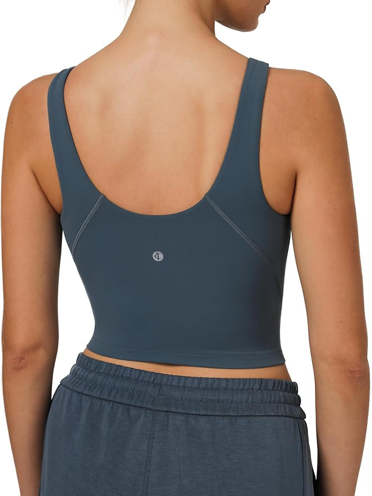 Colorfulkoala Dreamlux Womens Padded Sports Bra High Neck U-Back Yoga Running Workout Athletic Ta... | Amazon (US)