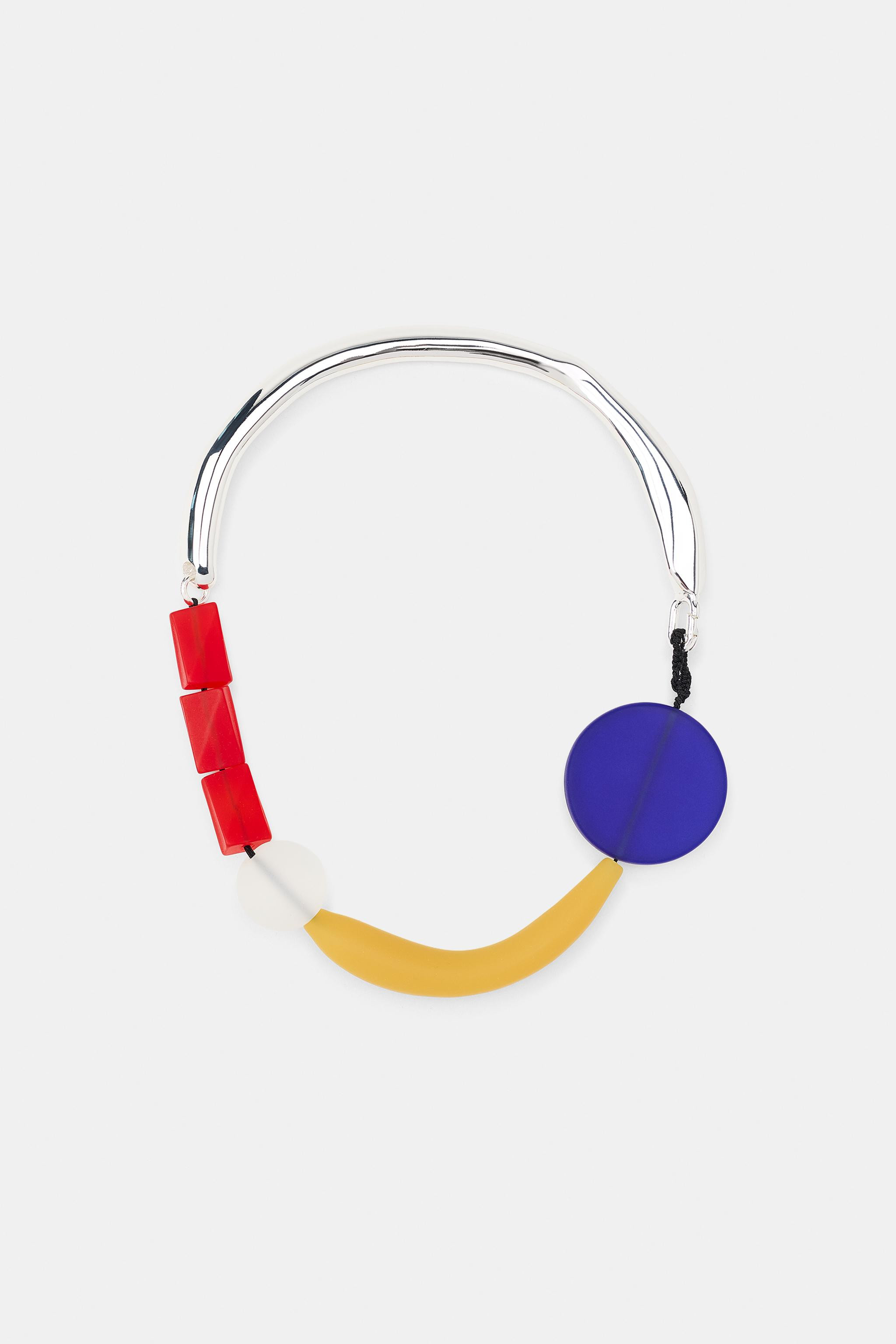 GEOMETRIC PIECE MIXED NECKLACE | Zara Canada