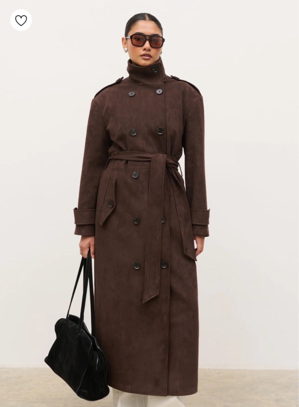 The  chocolate suede coat.. this will sell out fast!!

#LTKautumn