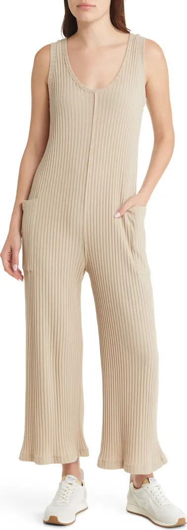 Rib Wide Leg Jumpsuit | Nordstrom