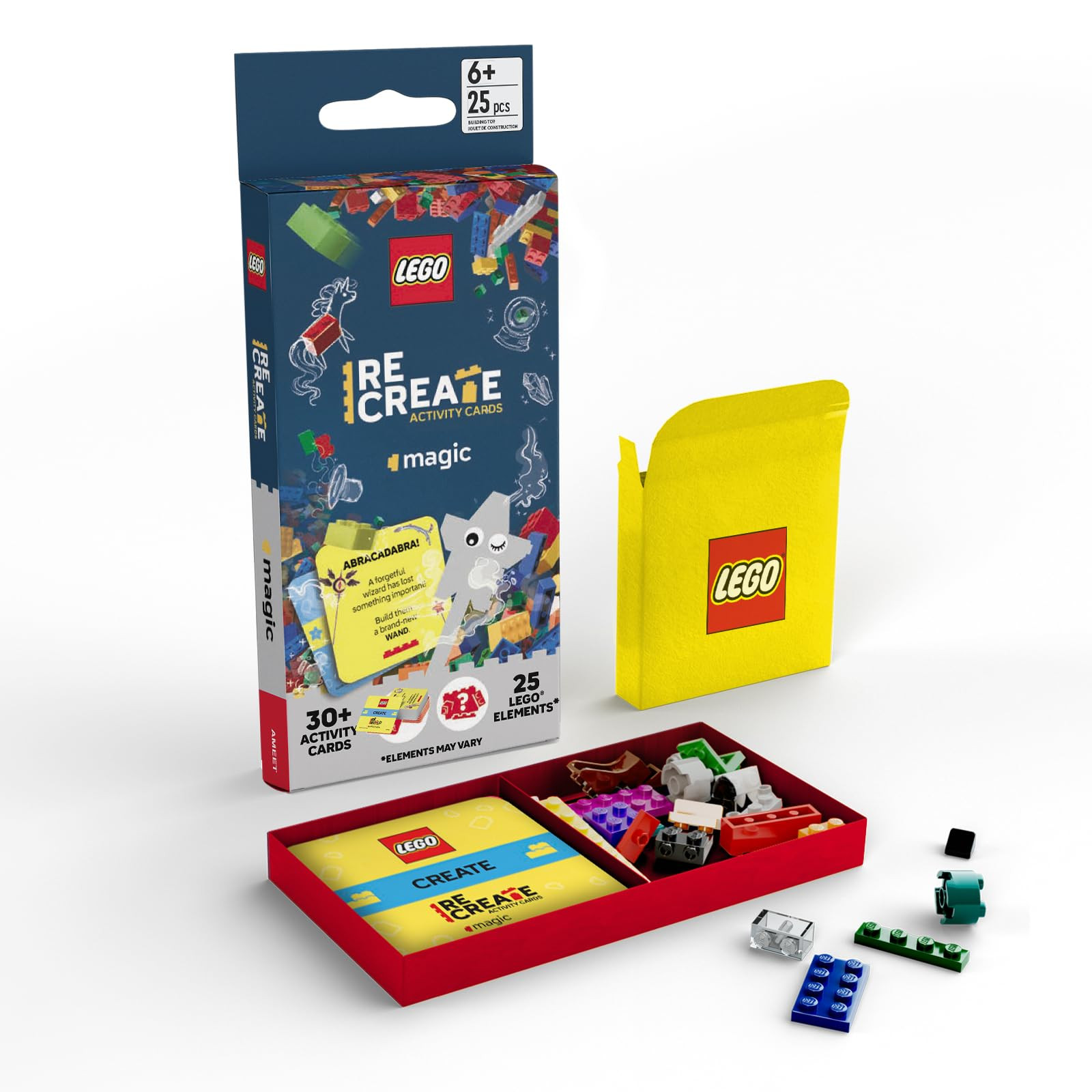 Lego Recreate Activity Cards – Magic | Fantasy Building Game with 30+ Activity Cards & 25 Lego ... | Amazon (US)