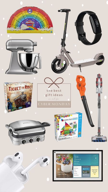 In case you’re not don’t with all your shopping already, check out this round up of gift ideas currently on sale for cyber Monday! There is something for everyone: board games, power tools, small kitchen appliances, electric scooters, kids toys, and more!

#LTKCyberweek #LTKHoliday #LTKGiftGuide