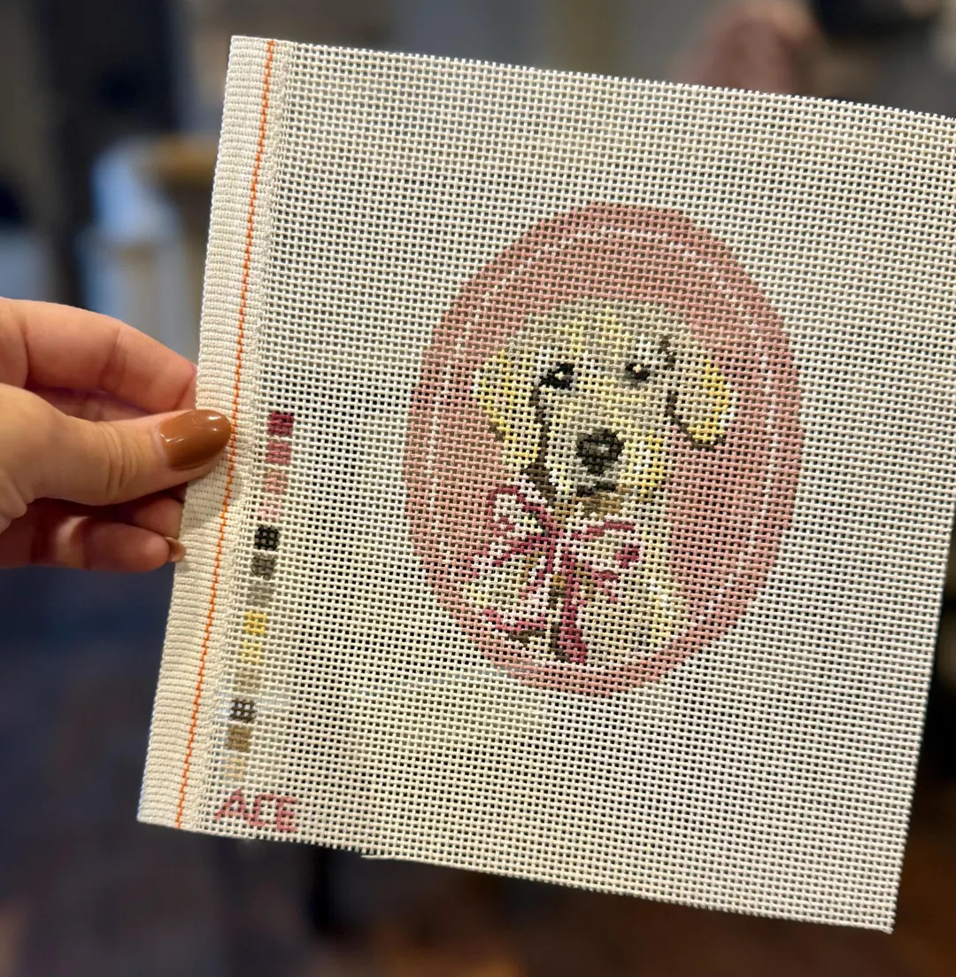 Handpainted Custom Needlepoint Canvas of Your Pet | Etsy (US)