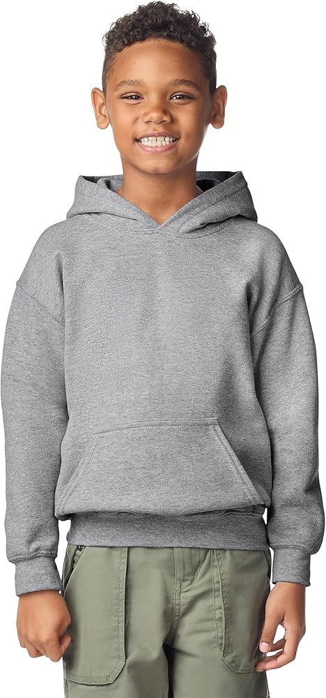 Gildan Youth Hoodie Sweatshirt, Style G18500B | Amazon (US)