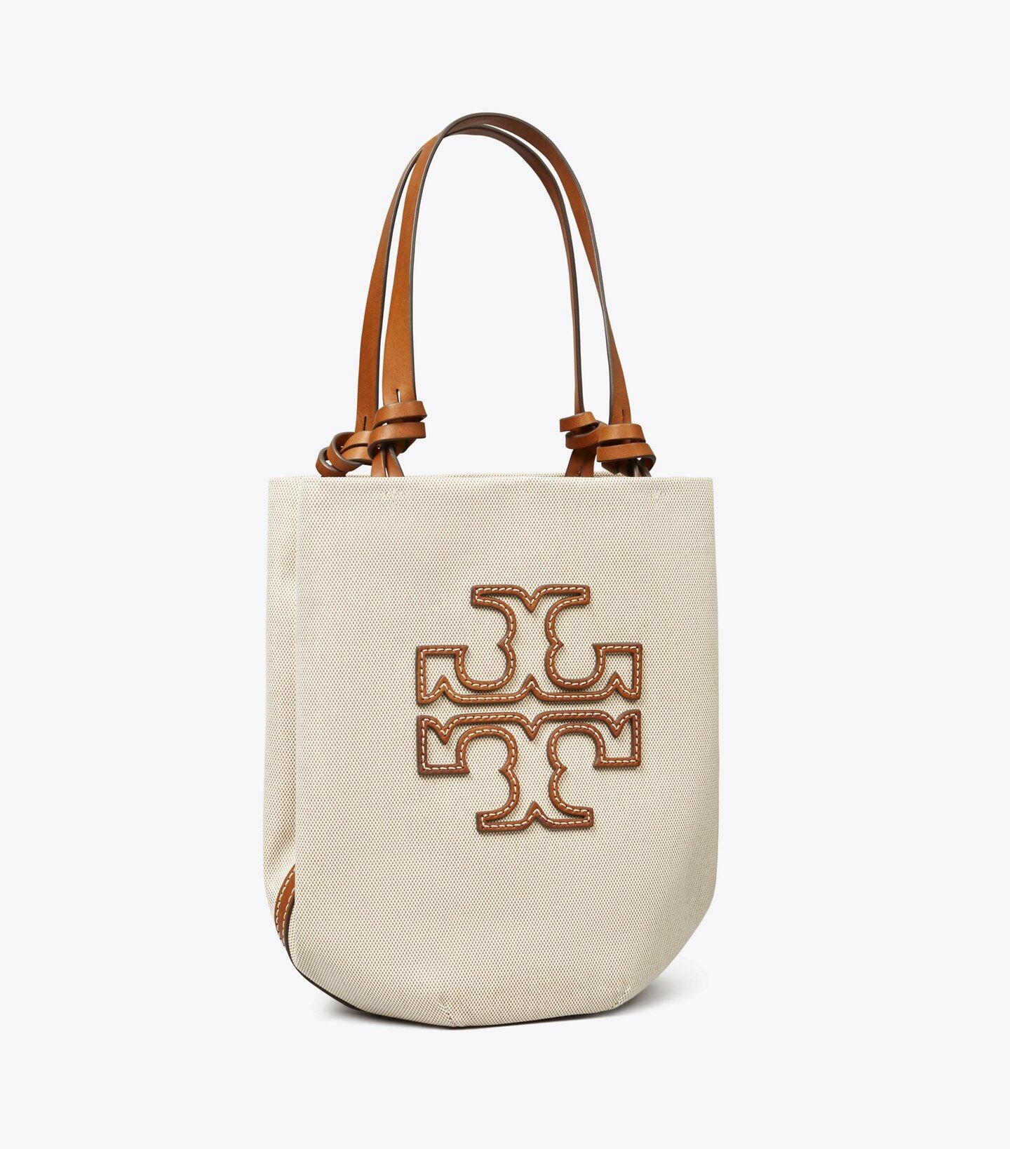 Small Canvas Round Tote: Women's Designer Tote Bags | Tory Burch | Tory Burch (US)
