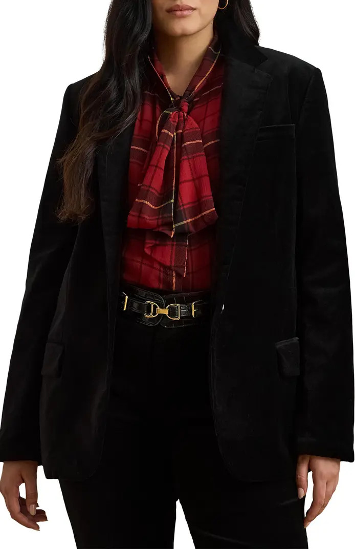 Stretch Velvet Blazer | Nordstrom