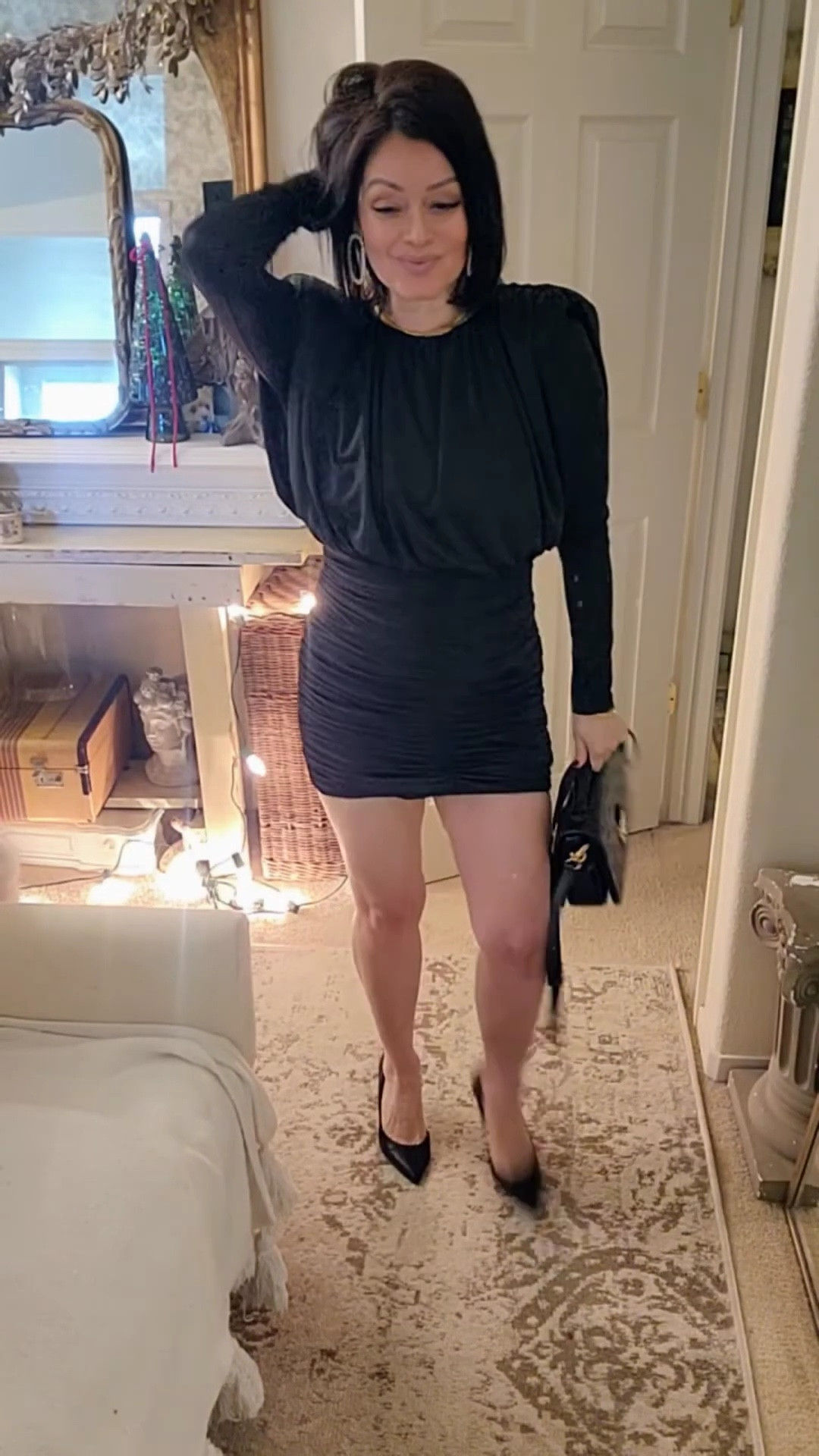 The best LBD! Im wearing a small runs TTS & it does have some stretch 

#lbd
#littleblackdress
Discount Code: ALI30

#holidaydress
#LTKSaleAlert

#LTKCyberWeek #LTKHoliday #LTKSeasonal