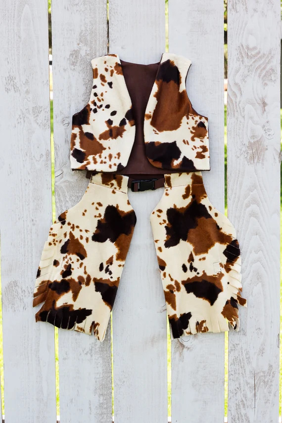 Faux Fur Cowboy Costume for Toddler Cowboy Outfit Cowgirl - Etsy | Etsy (US)