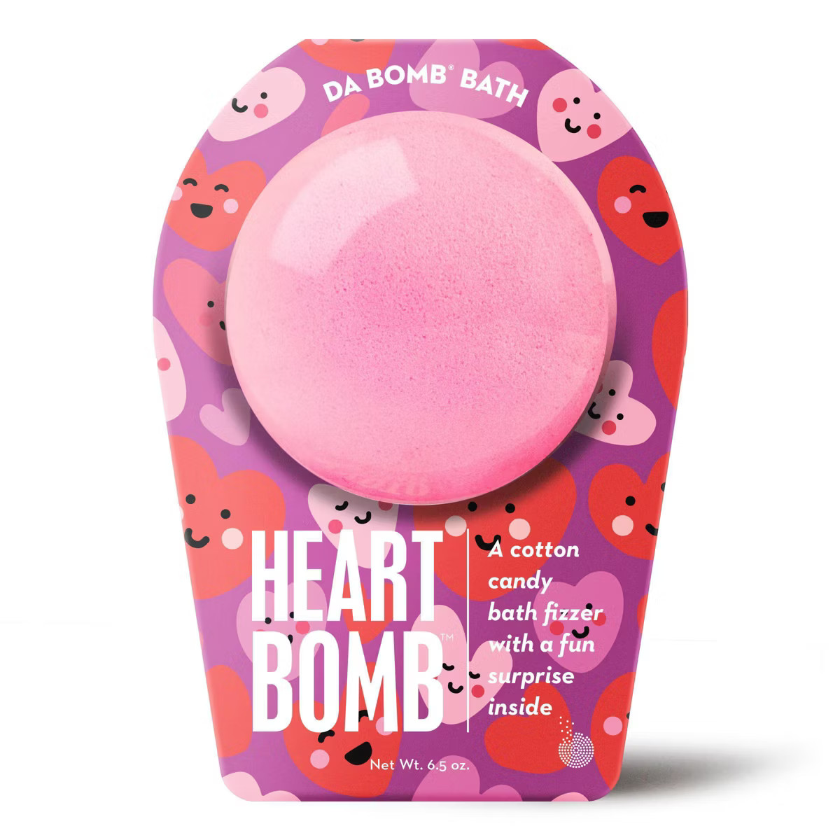 Da Bomb Bath Fizzers Bath Bomb - Heart - 6.5oz | Target