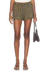 Tularosa Evelynn Short in Brown. - size S | Revolve Clothing (Global)