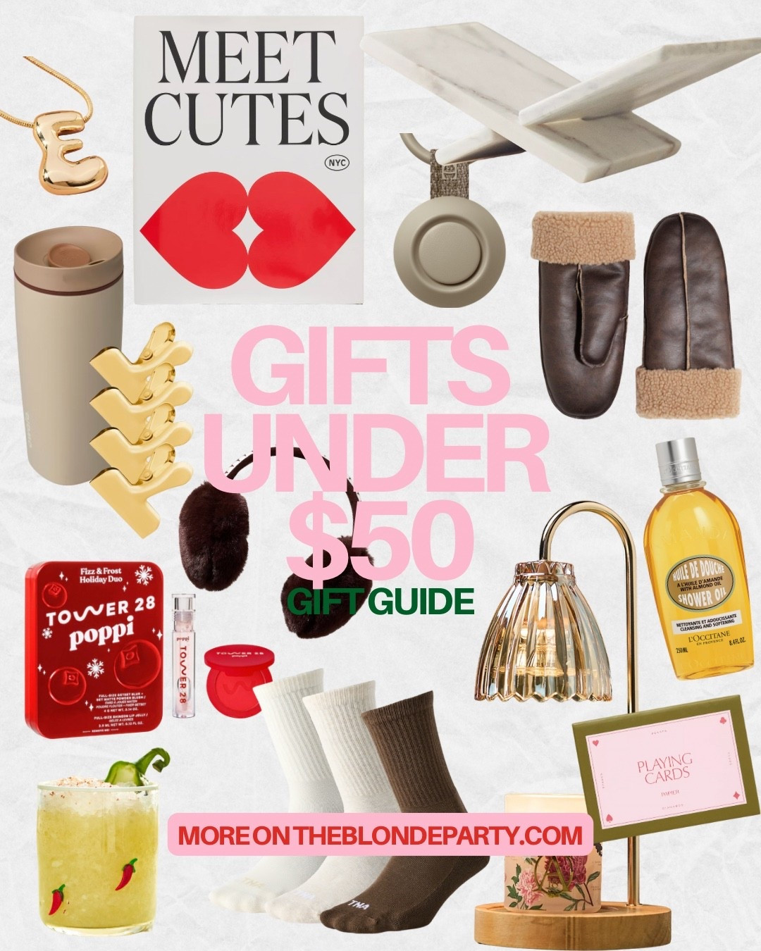 Proving that thoughtful doesn’t have to mean expensive. The Gifts Under $50 guide is packed with small-but-mighty finds that make gifting easy (and budget-friendly).

Whether you’re shopping for a friend, coworker, or that one person you drew for the office Secret Santa, these are the perfect gift-exchange ideas when you want to impress without overspending.
From chic accessories and cozy home pieces to fun beauty and wellness picks, every item feels special — even at under $50.

Explore the full guide for affordable gifts that shine at every holiday party, exchange, and stocking-stuffer moment on theblondeparty.com!

#LTKFindsUnder50 #LTKGiftGuide