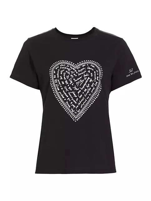 Love Letter Rhinestone T-Shirt | Saks Fifth Avenue