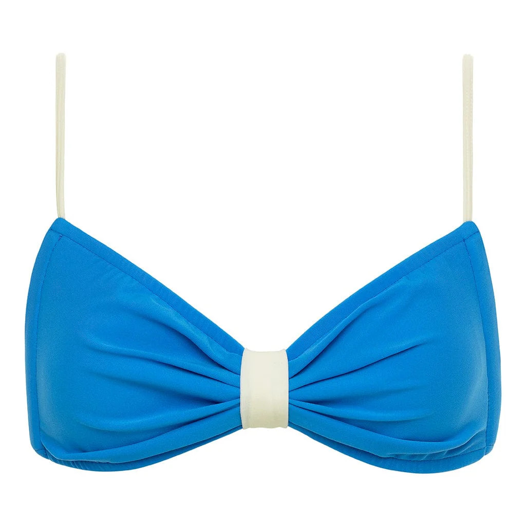 Asul Cream Binded Devin Bikini Top | Montce