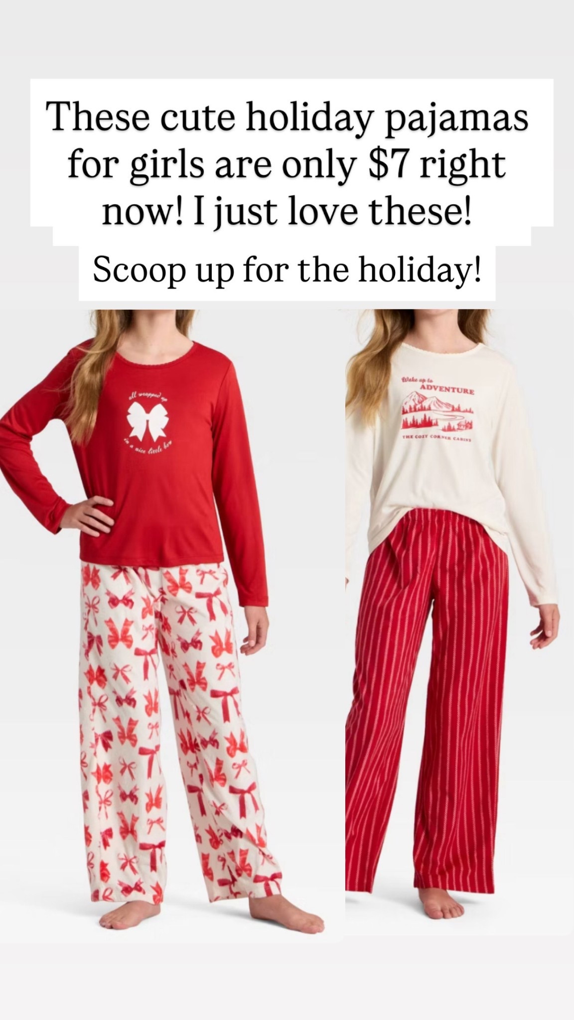 Holiday pajamas for girls only $7

#LTKSaleAlert #LTKHoliday #LTKKids