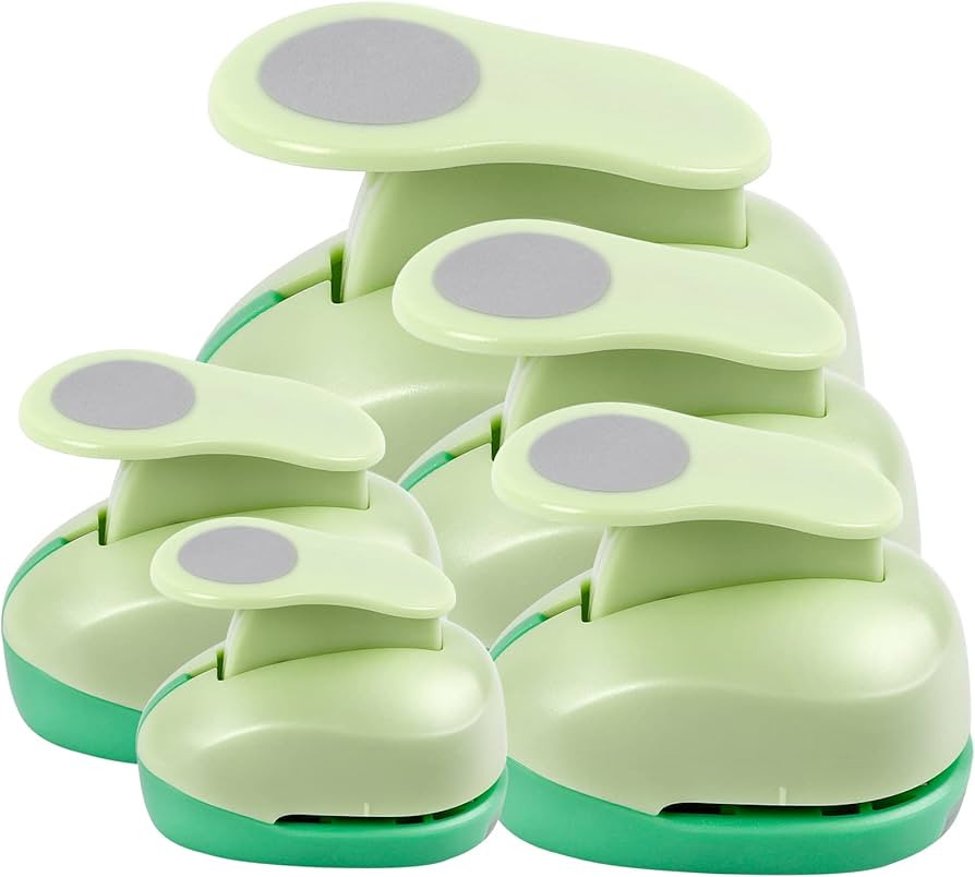 UCEC Circle Punch, Craft Hole Punch Round Punch for Crafting, 5 Different Size Circle Hole Punch ... | Amazon (CA)