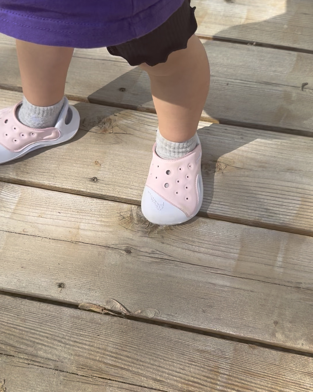 Toddler absolute must have summer shoe! This is like the glow up of crocs IMO. They are light, good cushion, stay on well and have a wide toe box to let those piggies be free! Also a great water shoe! 

#LTKSeasonal #LTKKids #LTKShoeCrush