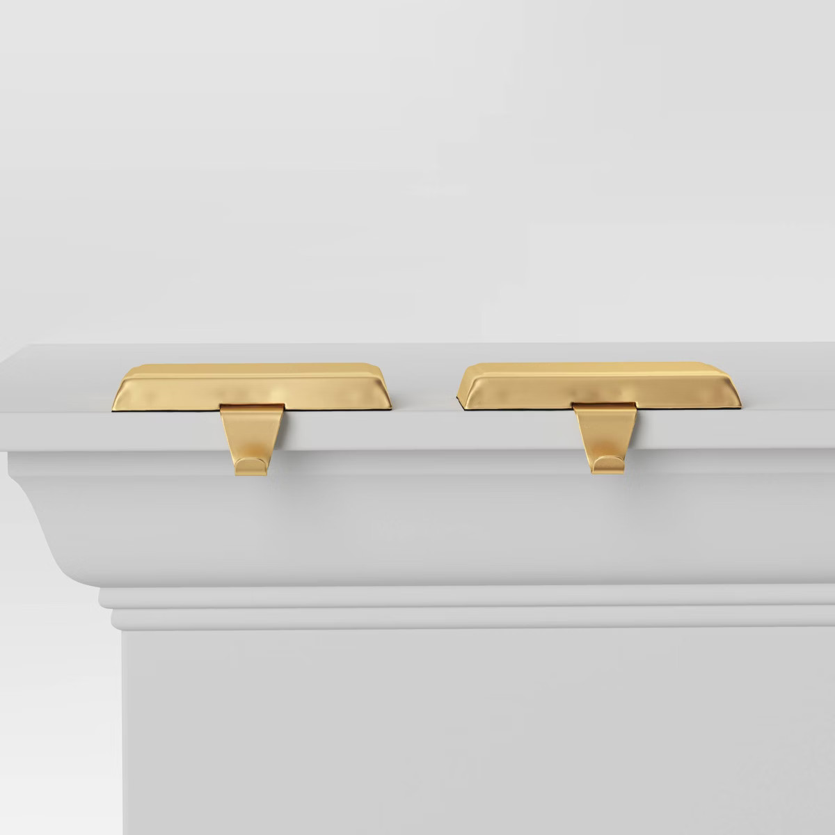 2pk Basic Christmas Stocking Holder Gold - Wondershop™ | Target