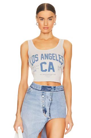 The Laundry Room Welcome To Los Angeles Boxy Tank in Star Dust from Revolve.com | Revolve Clothing (Global)