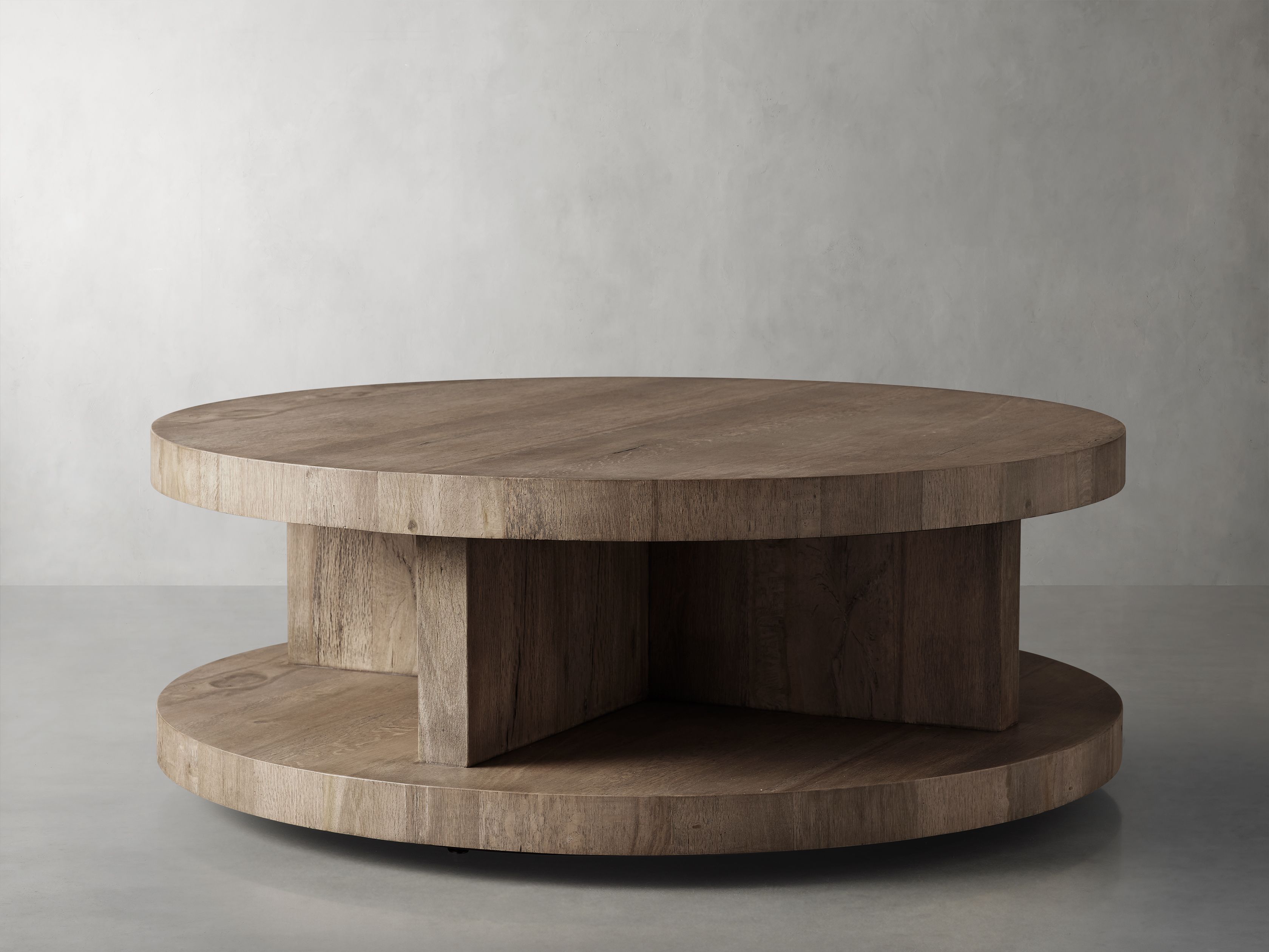 Leandro Round Coffee Table | Arhaus