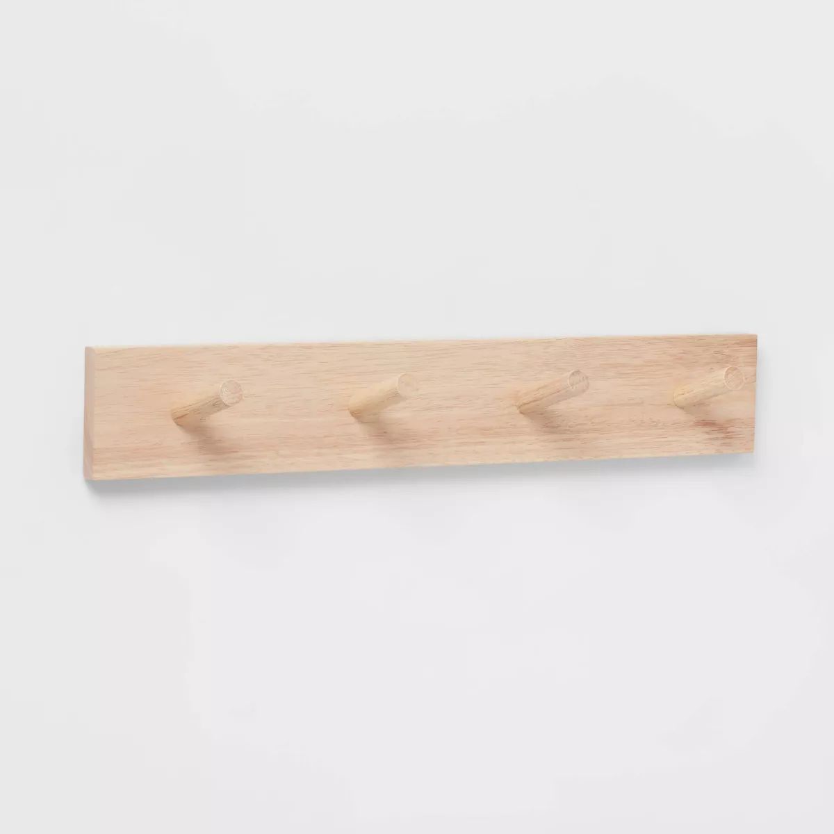 Wood 4 Hooks Rail Natural - Brightroom™ | Target