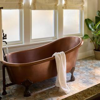 SINKOLOGY Heisenberg 67.5 in x 32 in Freestanding Clawfoot Soaking Bathtub w/ Reversible Drain an... | The Home Depot