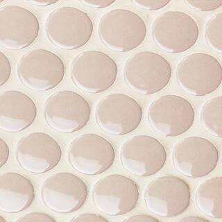 Joy Firma 12.32 in. x 12.99 in. Polished Ceramic Floor and Wall Mosaic Tile (1.11 Sq. Ft./Each) | The Home Depot