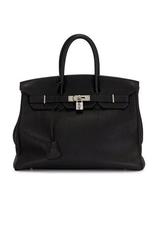 Hermes Togo Birkin 35 Handbag in Black | FWRD 