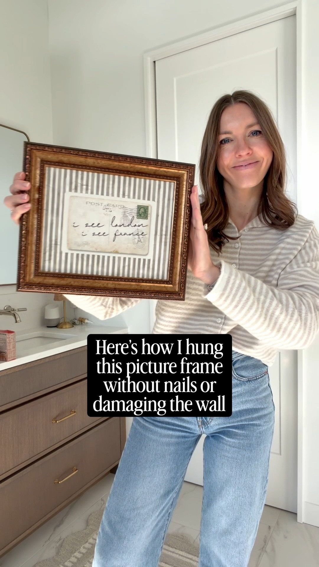 The easiest way to hang art without nails, screws or damaging your walls. I’ve used these command Velcro strips a ton of times, and this painters tape hack is the best! 

Another easy DIY for you! Would you try this?

#amazonhome #easydiy #homehack #hometips

#LTKHome