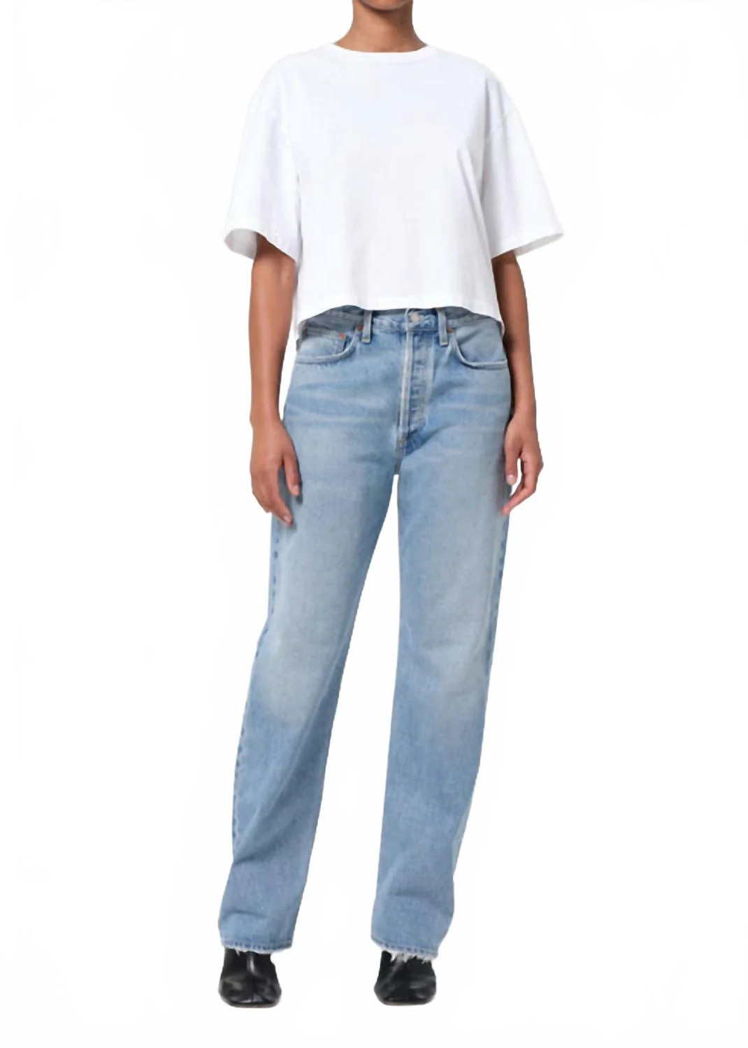 Kelly High Rise Straight Leg Jeans In Harmonic Indigo | Shop Simon