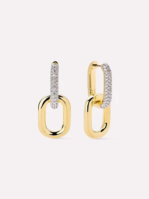 Drop Earrings - Ash Double Pave | Ana Luisa