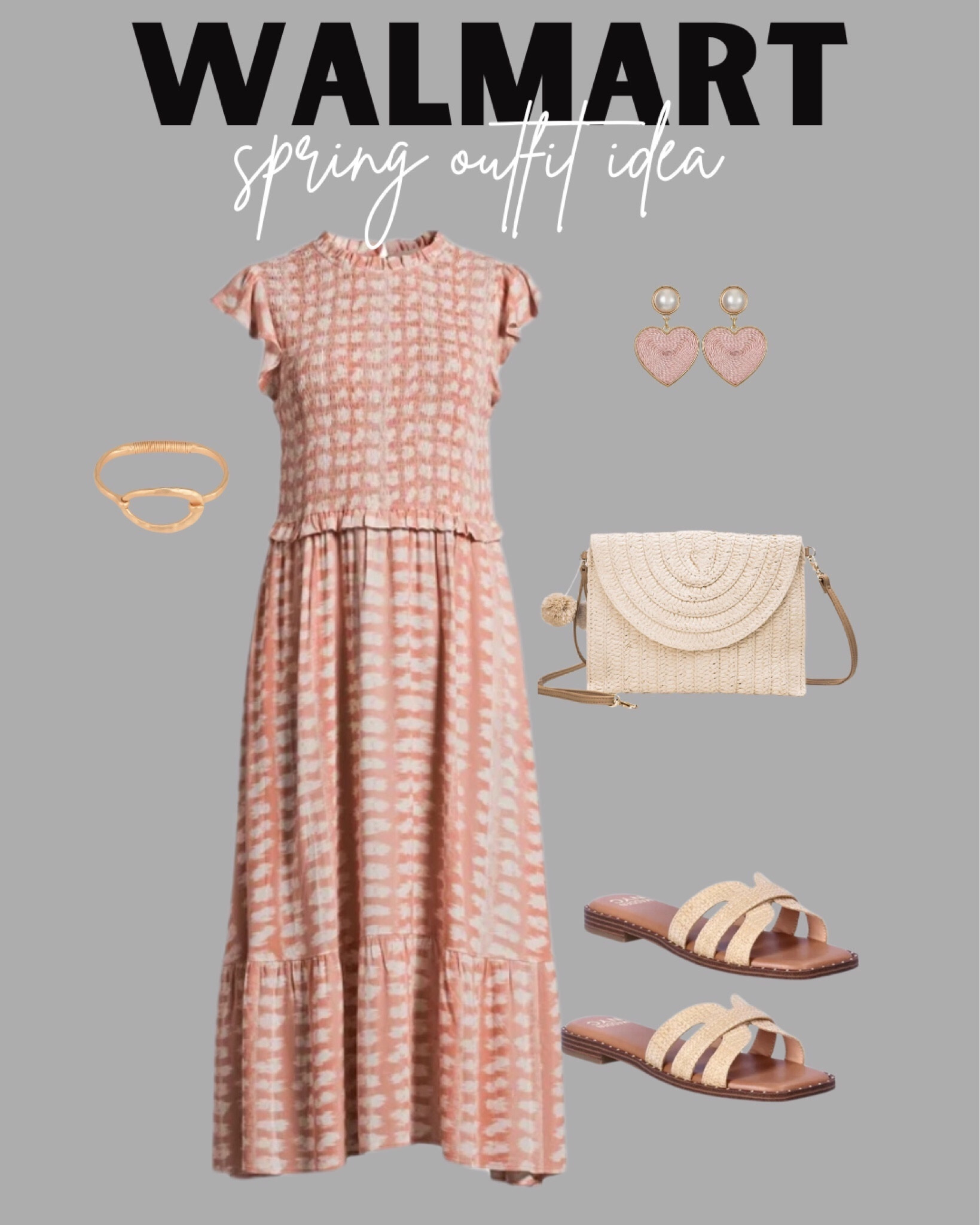 Walmart spring outfit idea🌸love this pretty smocked dress! Comes in 2 other colors 








Walmart. Walmart fashion. Walmart style. Walmart outfit idea. Walmart outfit inspo. Spring dress. Midi dress. Spring fashion. Spring style. Woven double hand sandals. Time and tru. New arrivals. Outfit inspo. Outfit idea. Smocked midi dress. Smocked bodice dress. Walmart dresses. Time and Tru dress 

#LTKSpringSale #LTKstyletip #LTKfindsunder50