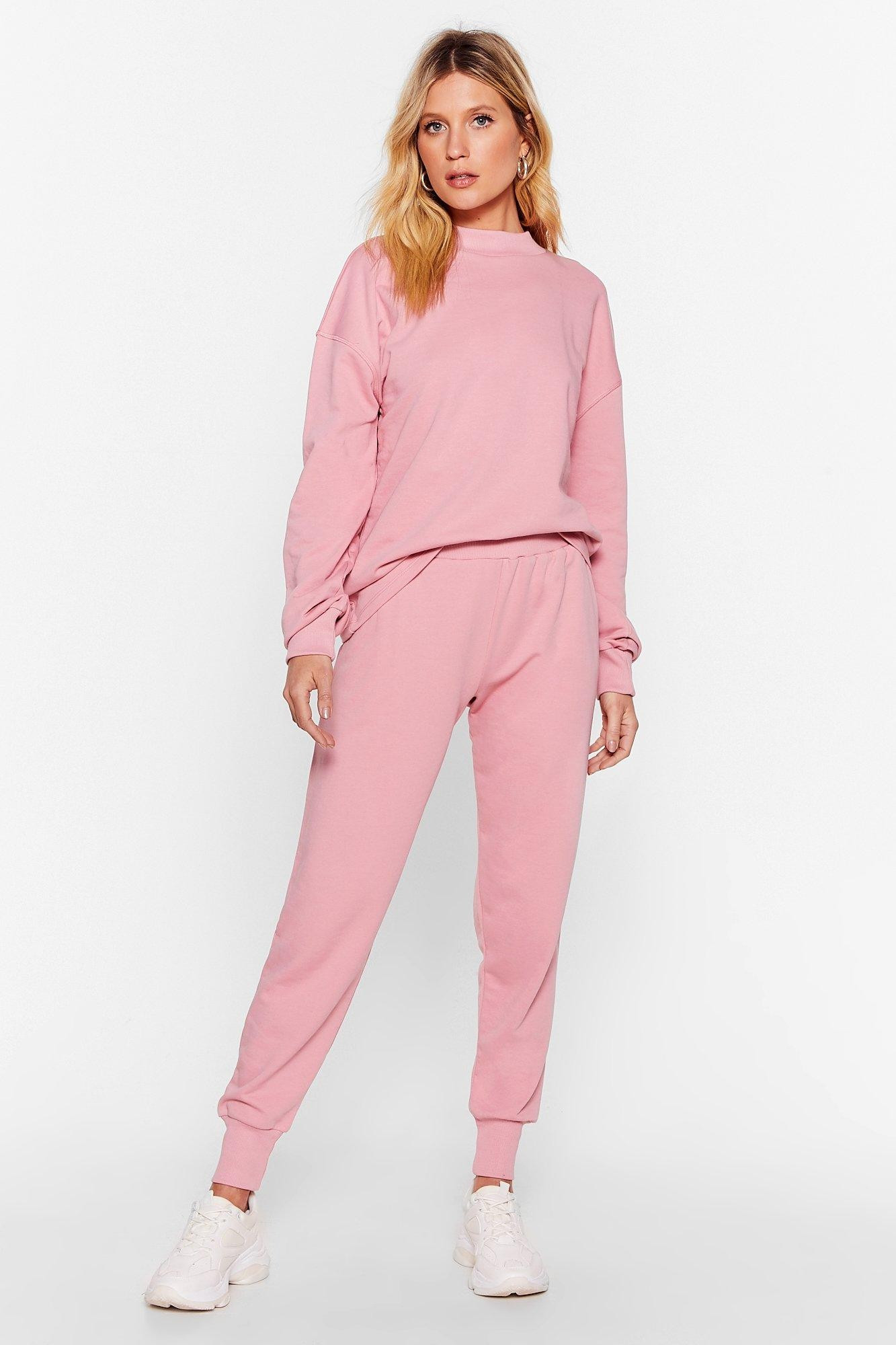 Womens Hold It Together Sweater and Joggers Lounge Set - Blush | NastyGal (US & CA)