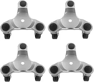 QWORK 4 pcs 6" Steel Tri-Dolly, 200 lbs Load Capacity, Great for Moving Furniture & Appliances, D... | Amazon (US)