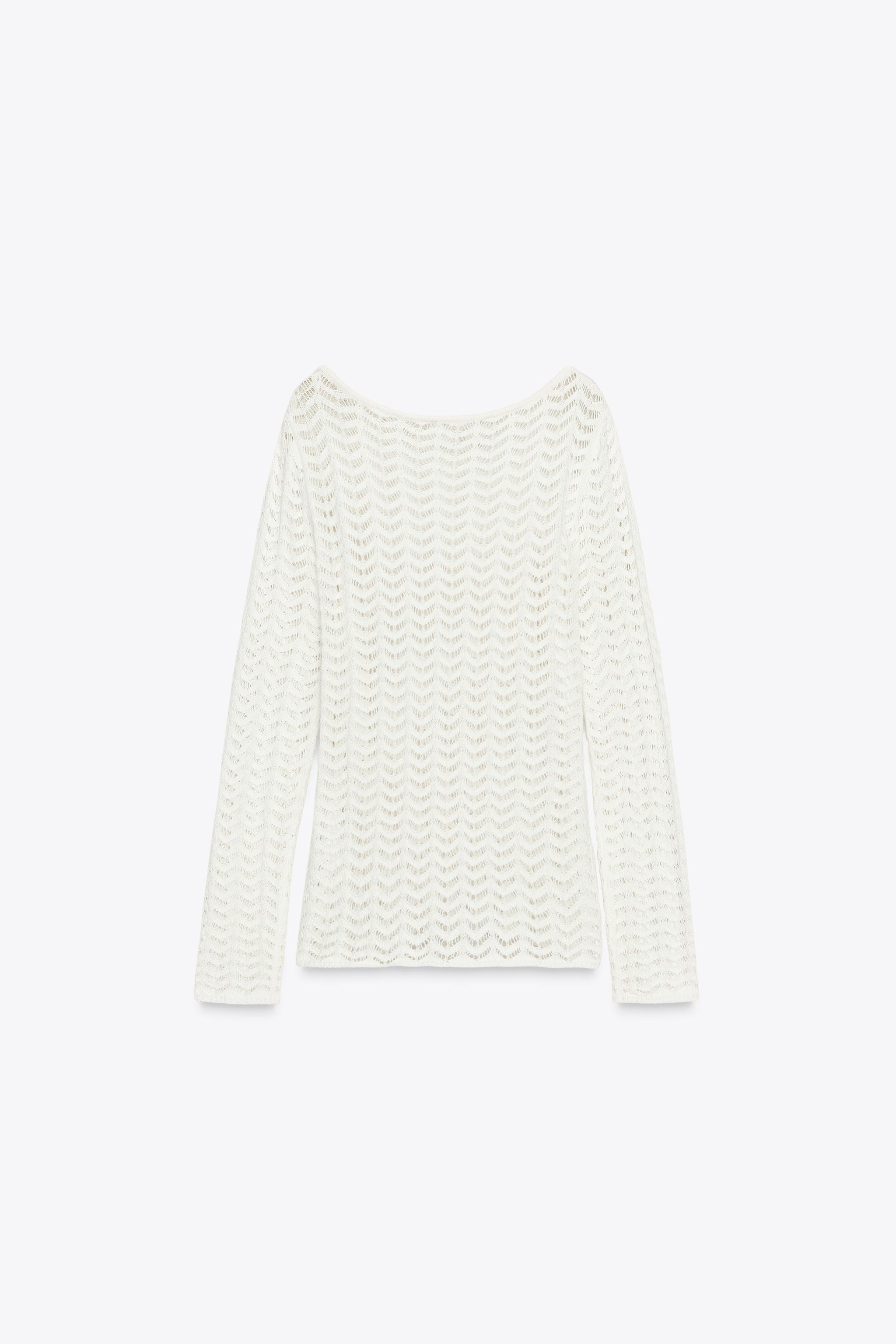 TEXTURED KNIT SWEATER | Zara US