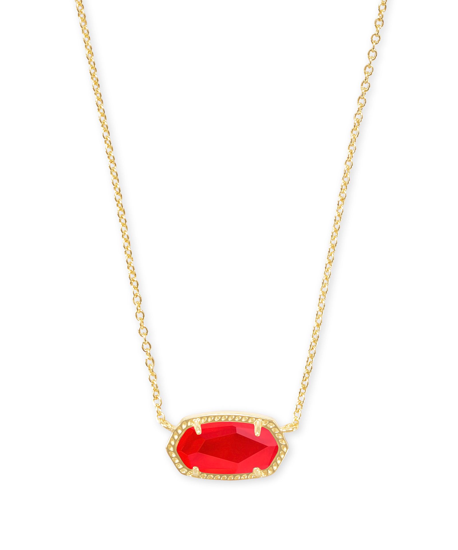 Elisa Gold Pendant Necklace in Red Illusion | Kendra Scott | Kendra Scott