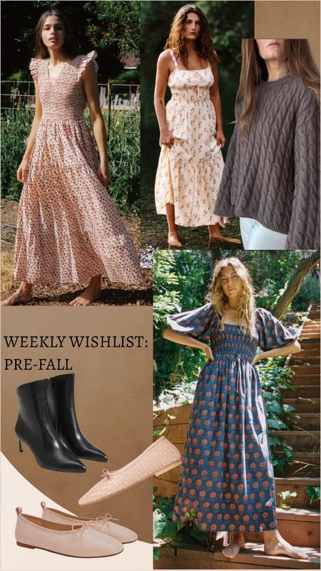 I’m shopping for call and I already have a few things on my wishlist! I’m on the hunt for the perfect pink ballet flats to wear with jeans this upcoming fall. I want flowy, floral maxi dresses that I can layer with my knit cardigans or vests. And of course, I’m still searching for the perfect pair of black ankle boots.

#LTKstyletip #LTKshoecrush #LTKSeasonal