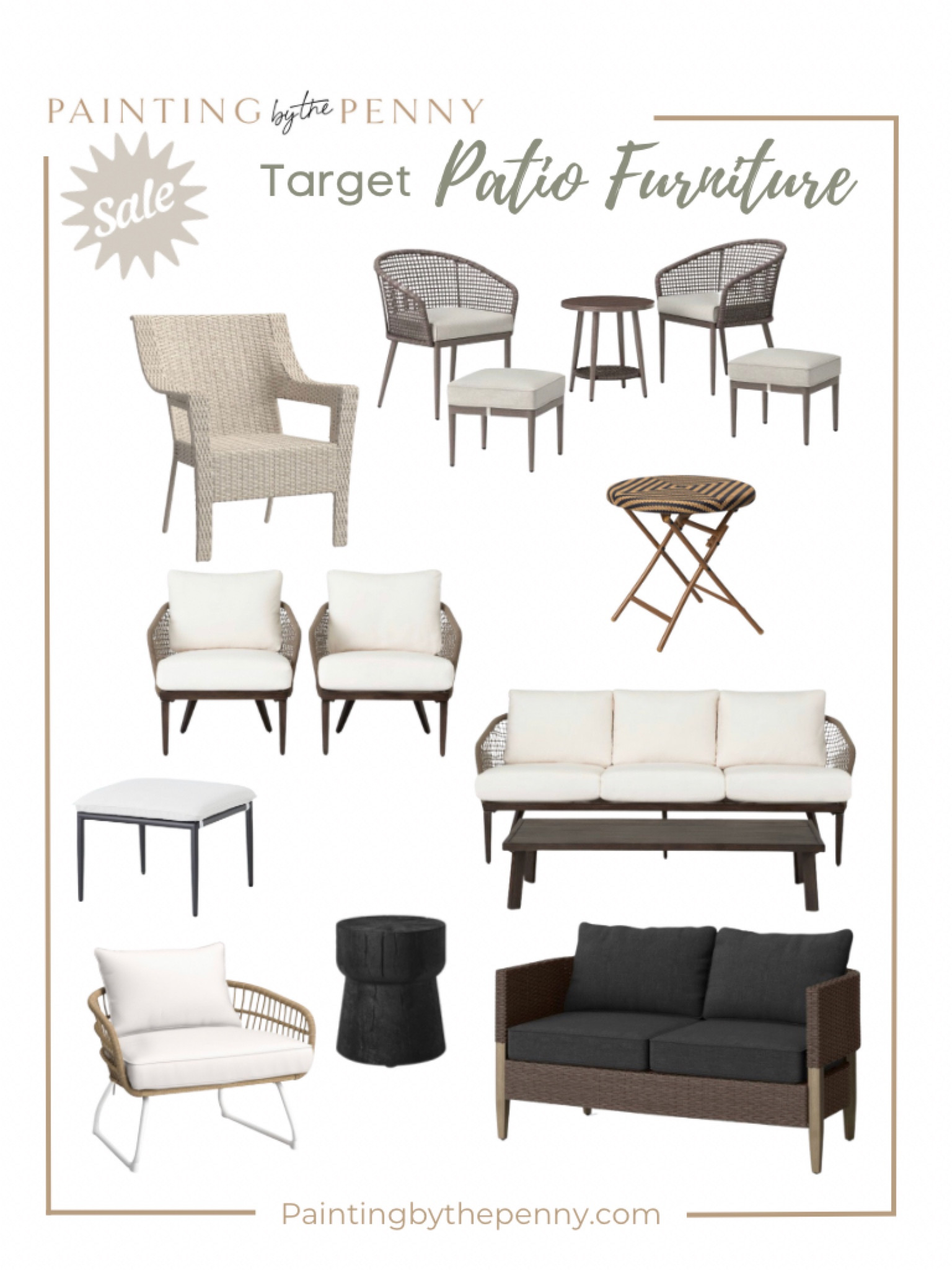 Target Sunny Days outdoor patio Memorial Day sale! Lots of great deals on outdoor furniture. #outdoorpatio #target #memorialdaysale 

#LTKSeasonal #LTKhome #LTKsalealert