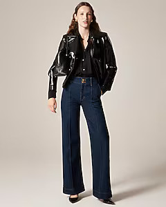 Denim trouser jean with stacked buttons | J. Crew US