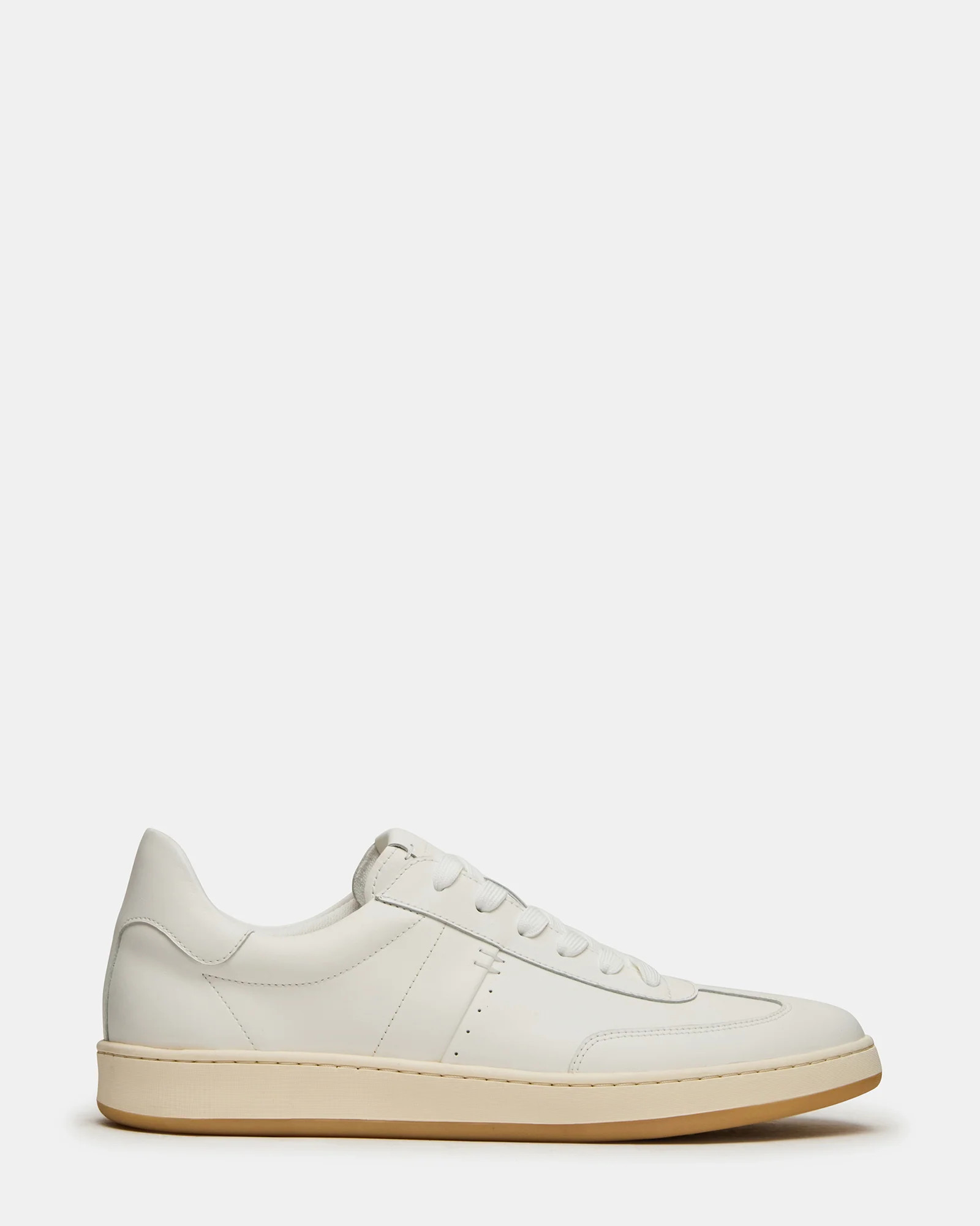 DYLAN White Low-Top Lace-Up Platform Men's Sneaker | Steve Madden (US)