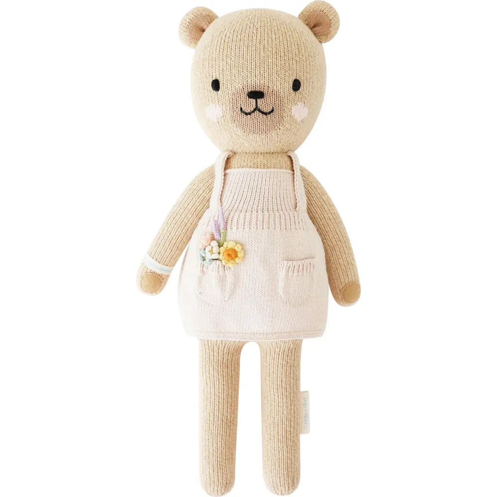 cuddle+kind Goldie the Honey Bear Stuffed Animal in Pink at Nordstrom | Nordstrom