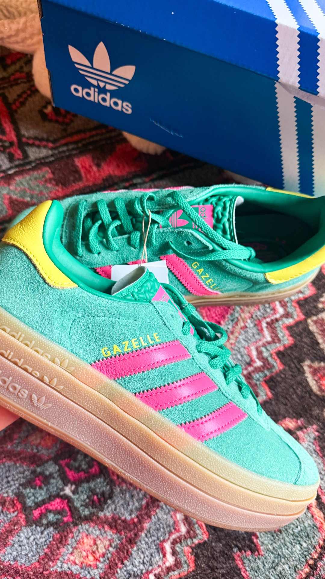 the cutest green and pink sneakers on major sale!! size down a full size as they run big • 

#LTKSaleAlert #LTKFindsUnder100 #LTKHoliday