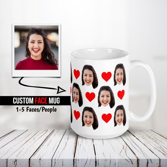 Custom Face Mug Birthday Gift Personalized Gift Photo Mug | Etsy | Etsy (US)