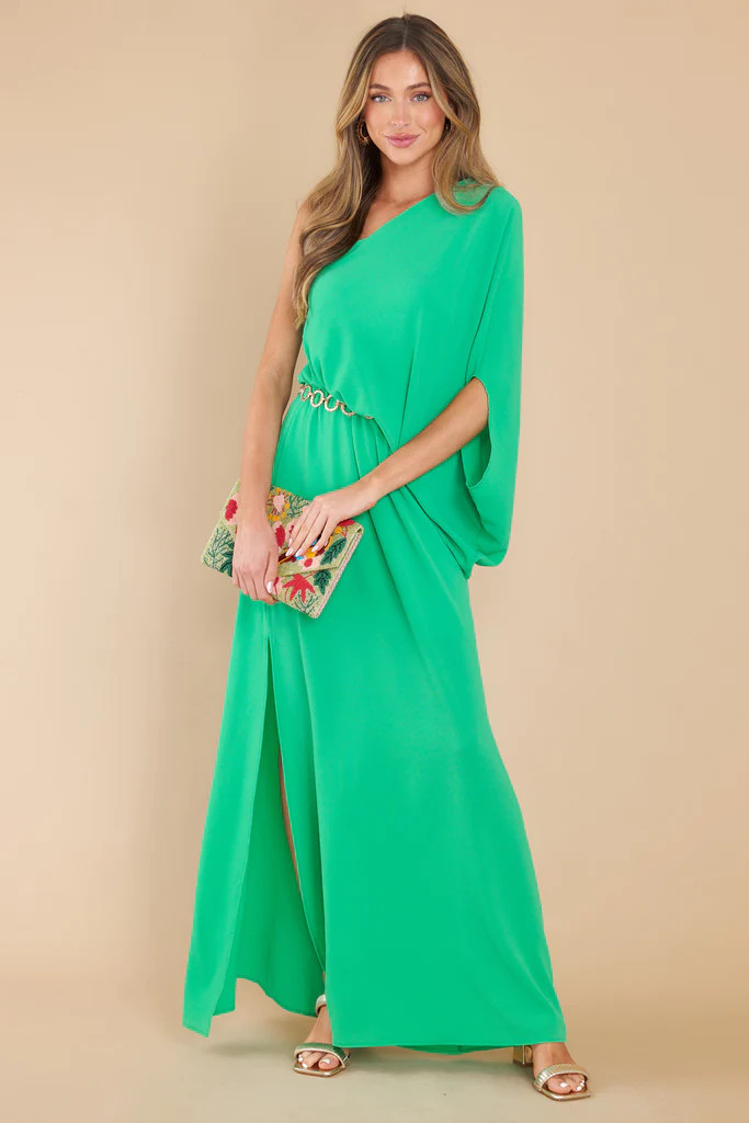 Get Obsessed Green Maxi Dress | Red Dress 